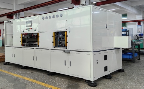 玻纤板手机后盖热弯成型出产线